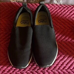 Ryka Black Slip-On Athletic Loafers